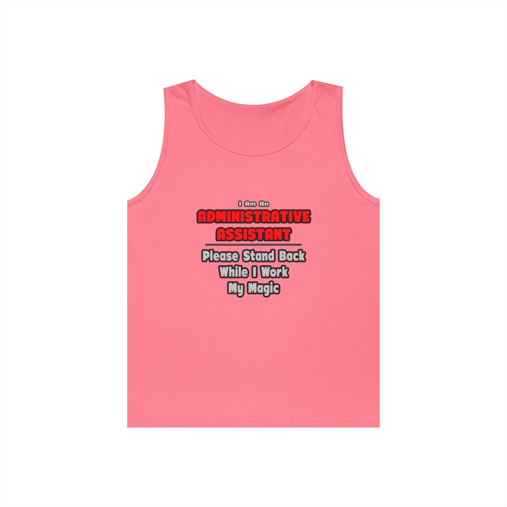 Administrative Assistant...Work My Magic - Unisex Heavy Cotton Tank Top