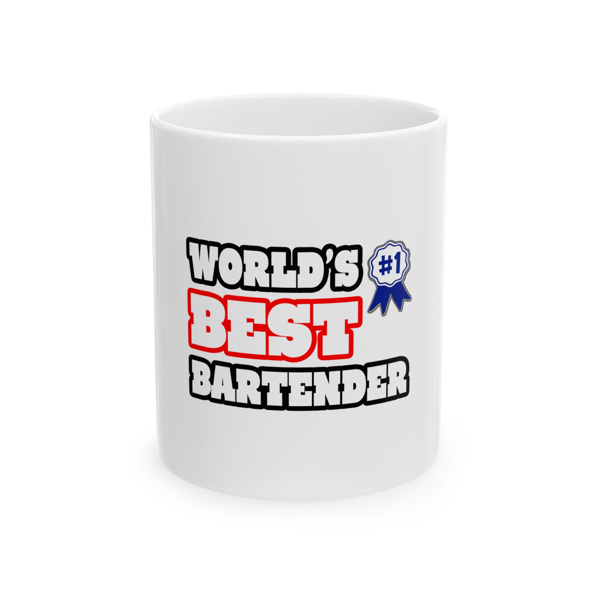 World's Best Bartender - Ceramic Mug, (11oz, 15oz)