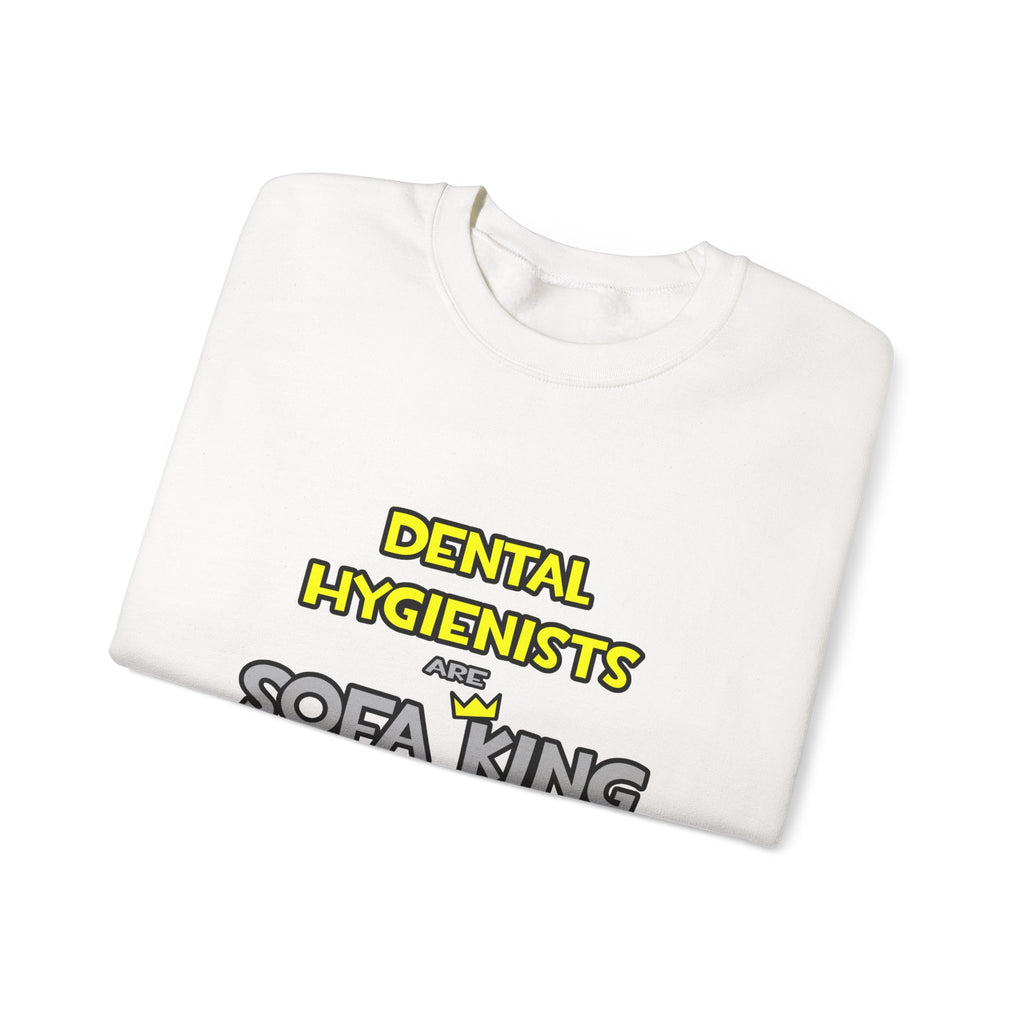 Dental Hygienists Are Sofa King Cool - Unisex Heavy Blend™ Crewneck Sweatshirt