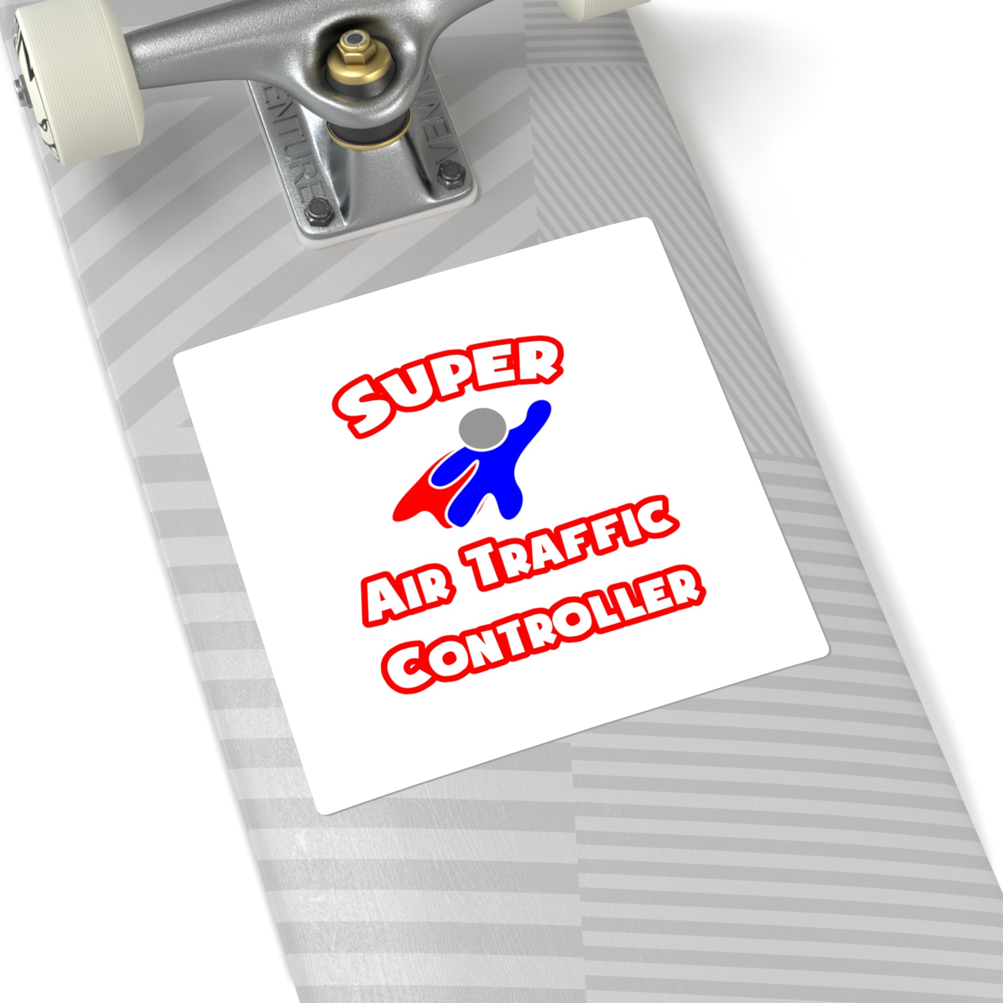 Super Air Traffic Controller - Square Stickers