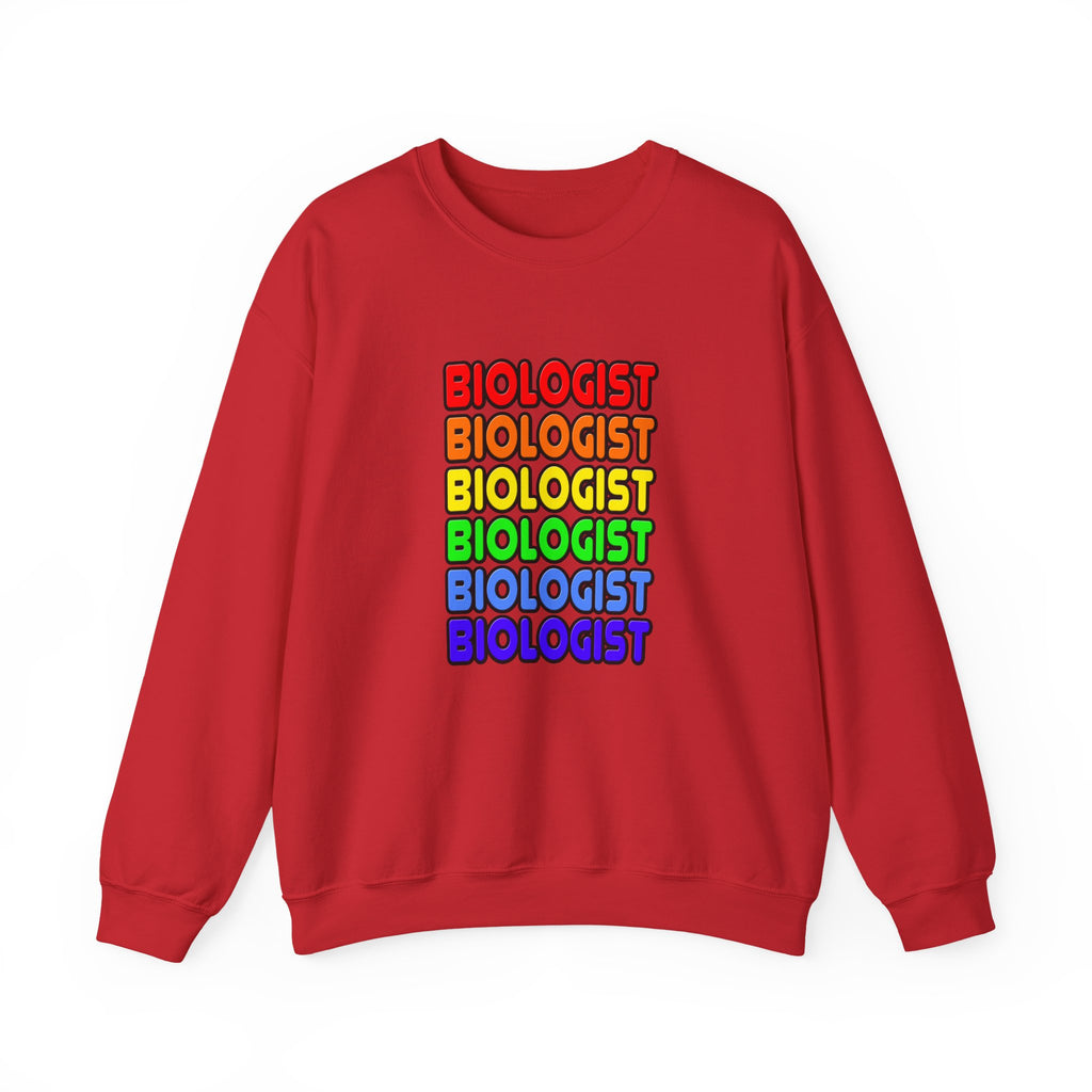 Rainbow Biologist - Unisex Heavy Blend™ Crewneck Sweatshirt