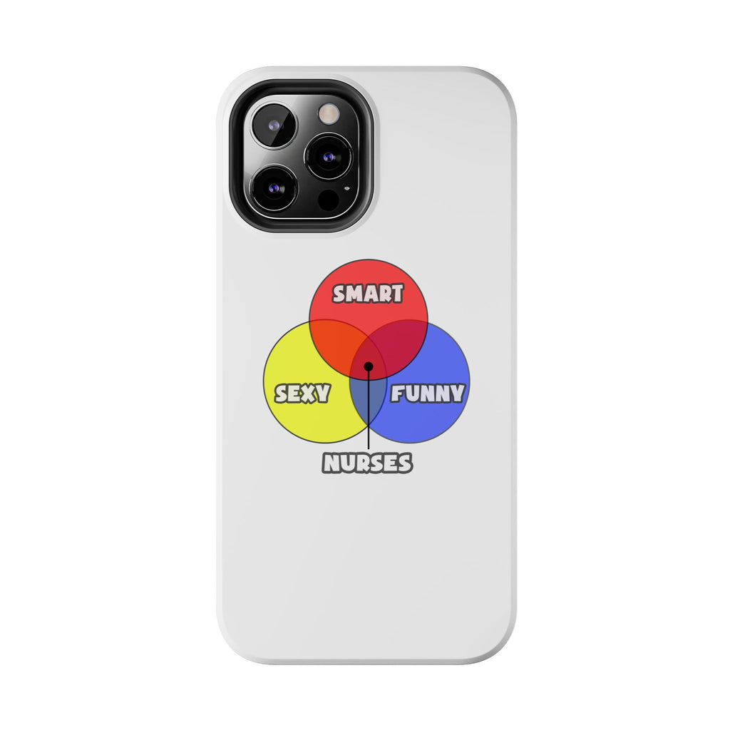 Venn Diagram .. Nurses - Tough Phone Cases