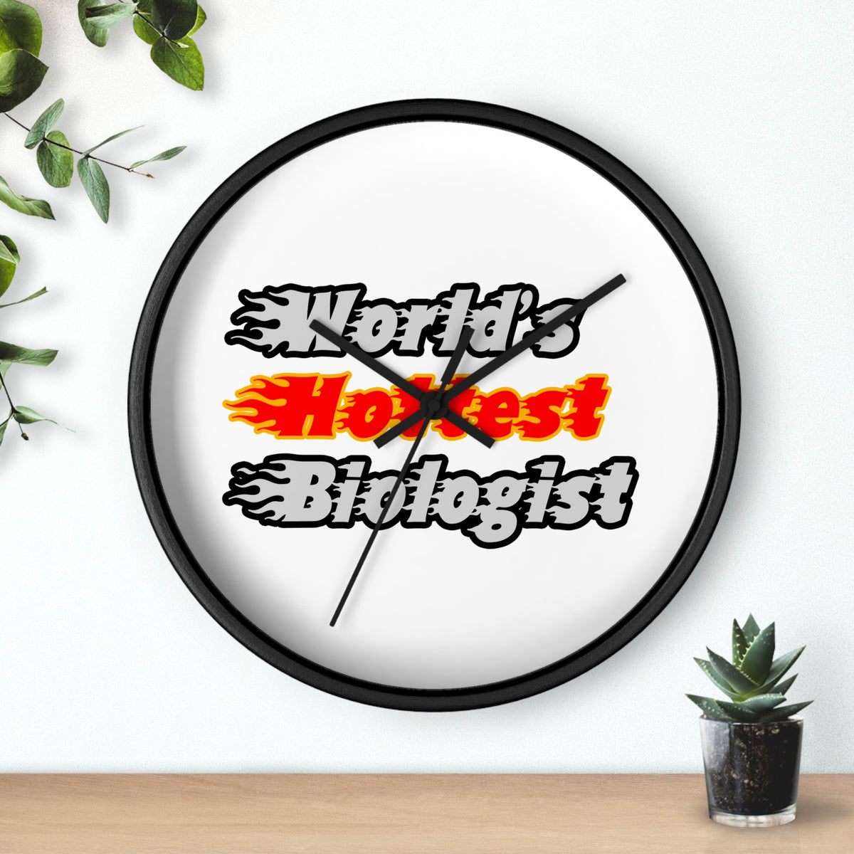 World's Hottest Biologist - Wall Clock