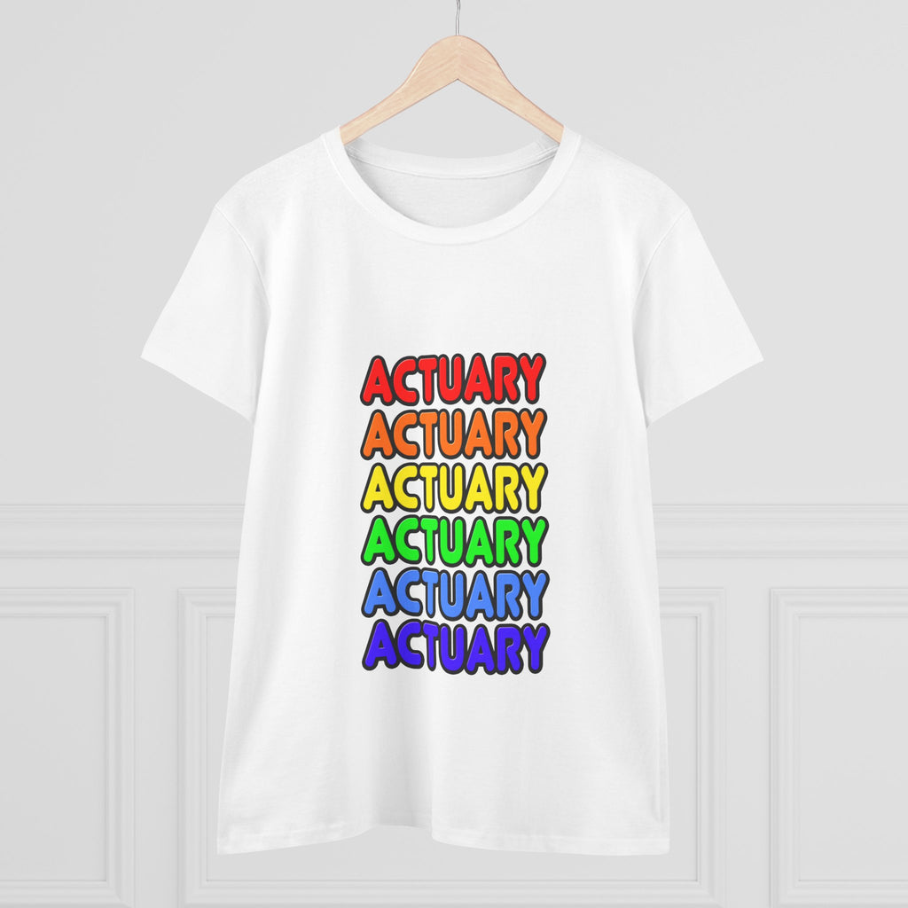 Rainbow Actuary - Women's Midweight Cotton Tee