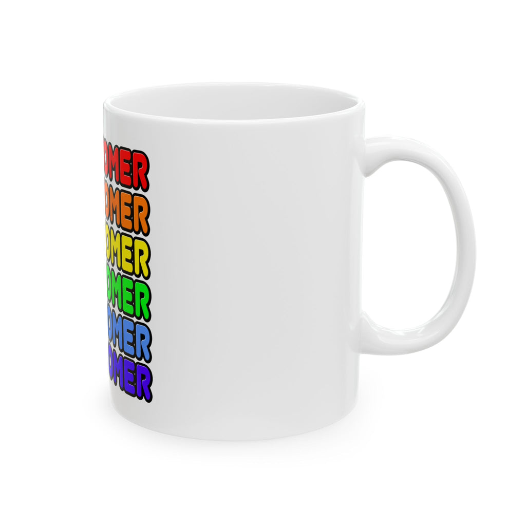 Rainbow Astronomer - Ceramic Mug, (11oz, 15oz)