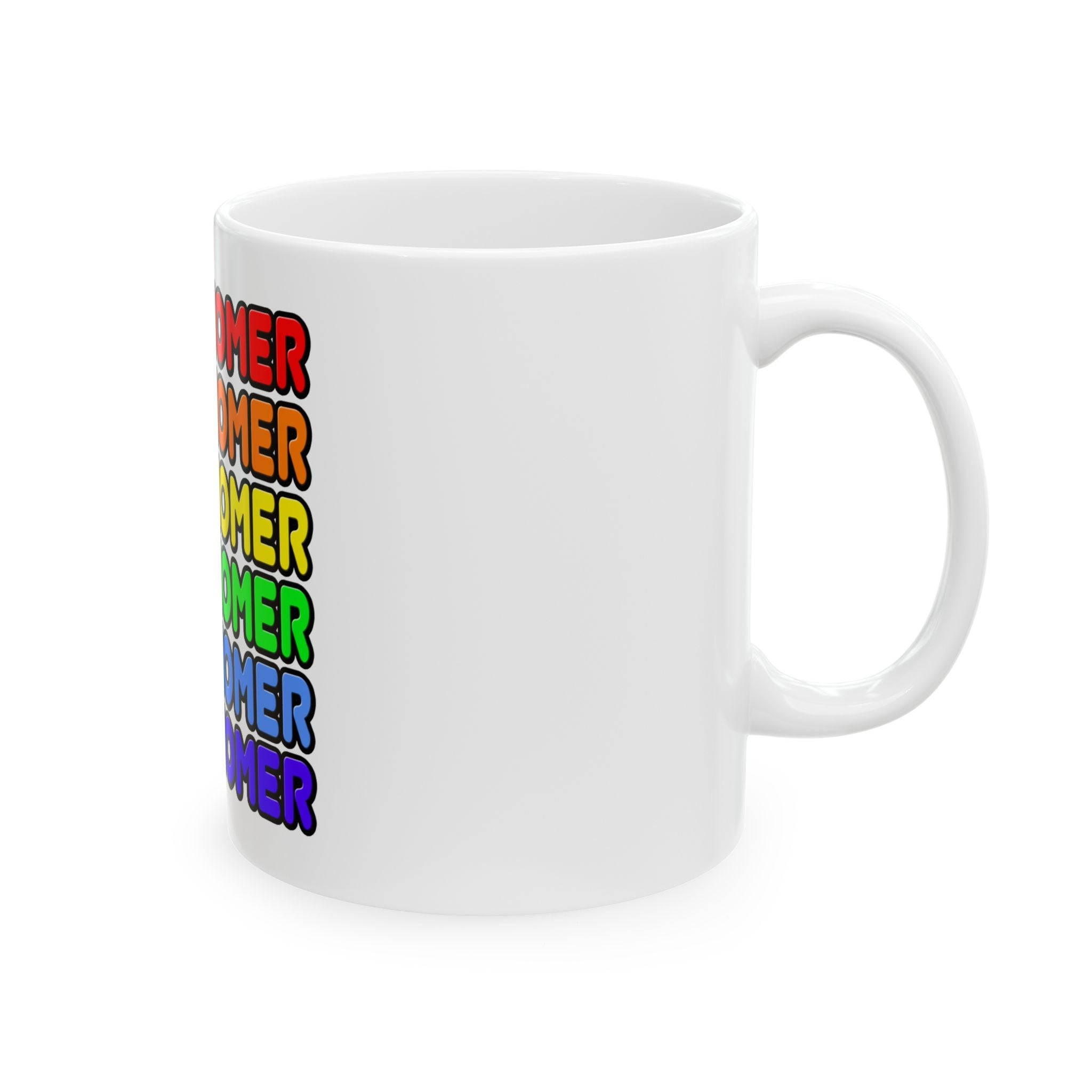 Rainbow Astronomer - Ceramic Mug, (11oz, 15oz)