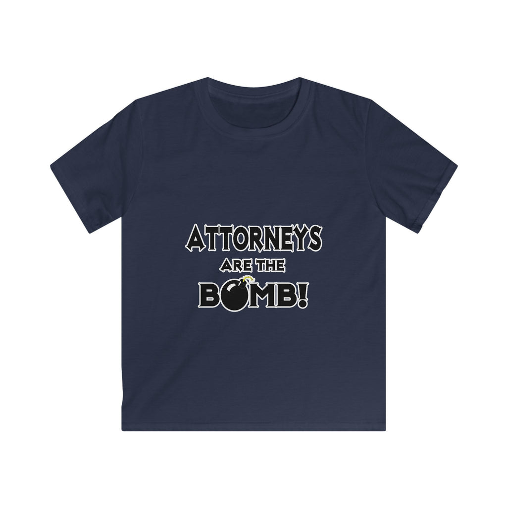 Attorneys Are The Bomb! - Kids Softstyle Tee