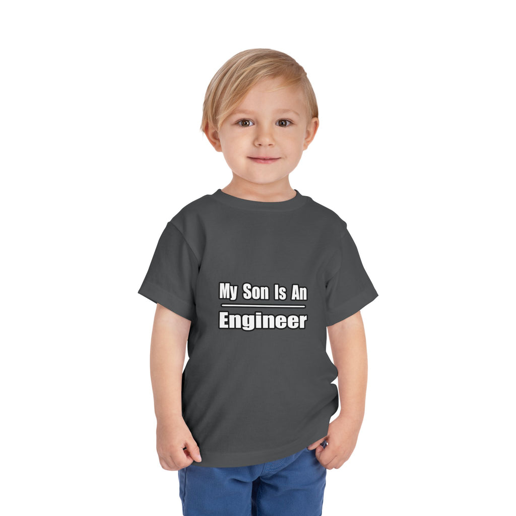 My Son Engineer - Toddler Short Sleeve Tee