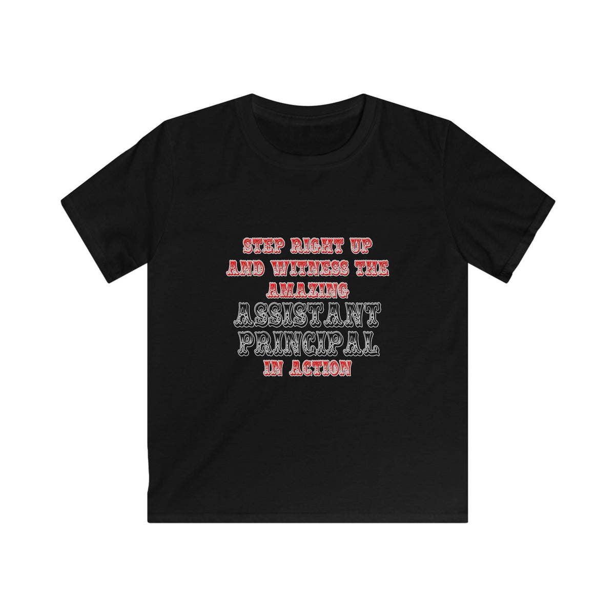 Amazing Assistant Principal In Action - Kids Softstyle Tee