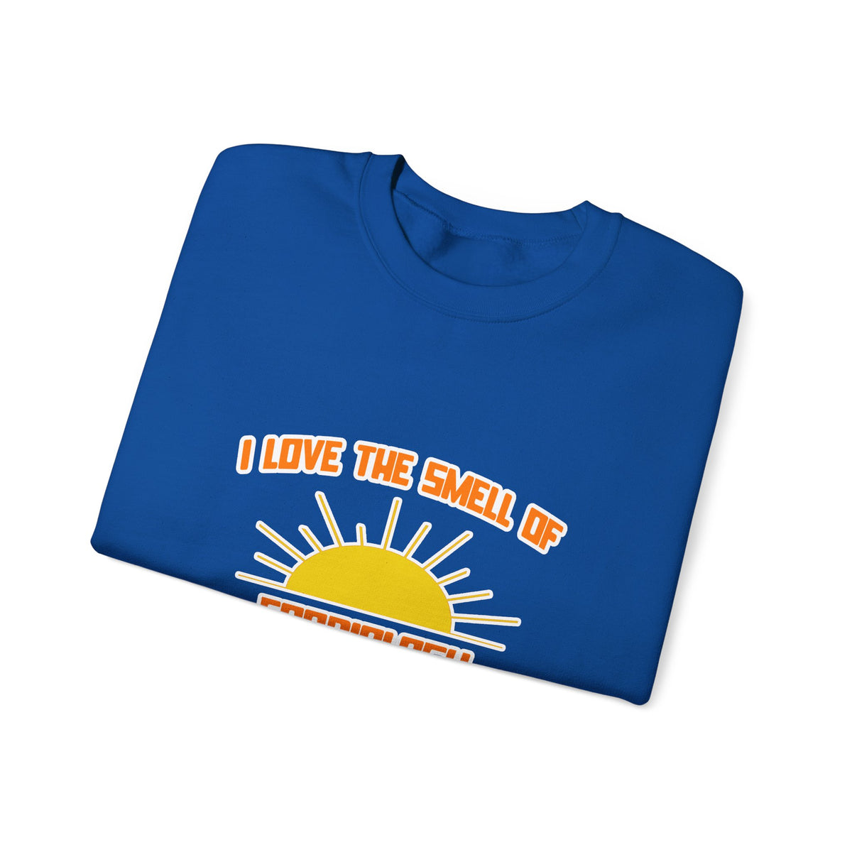 Smell of Cardiology in the Morning - Unisex Heavy Blend™ Crewneck Sweatshirt