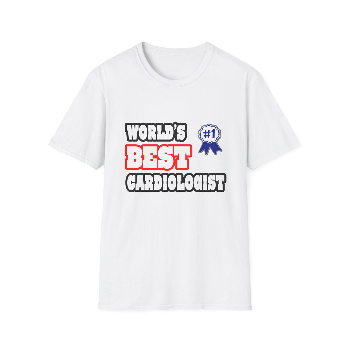 World's Best Cardiologist - Unisex Softstyle T-Shirt