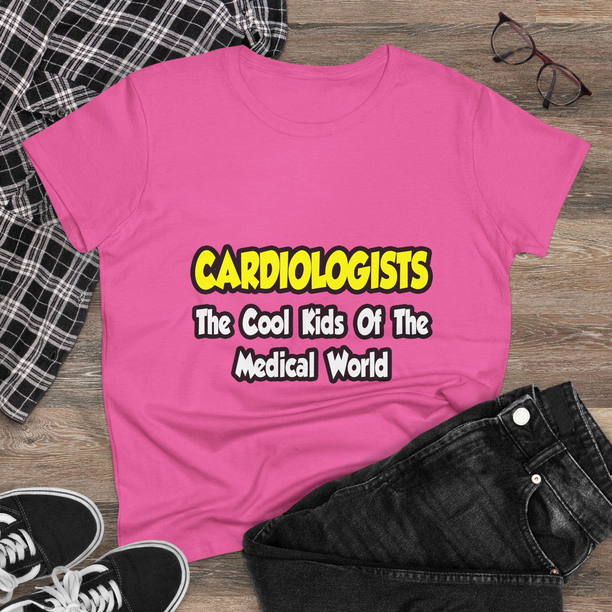Cardiologists...Cool Kids of Medical World - Women's Midweight Cotton Tee