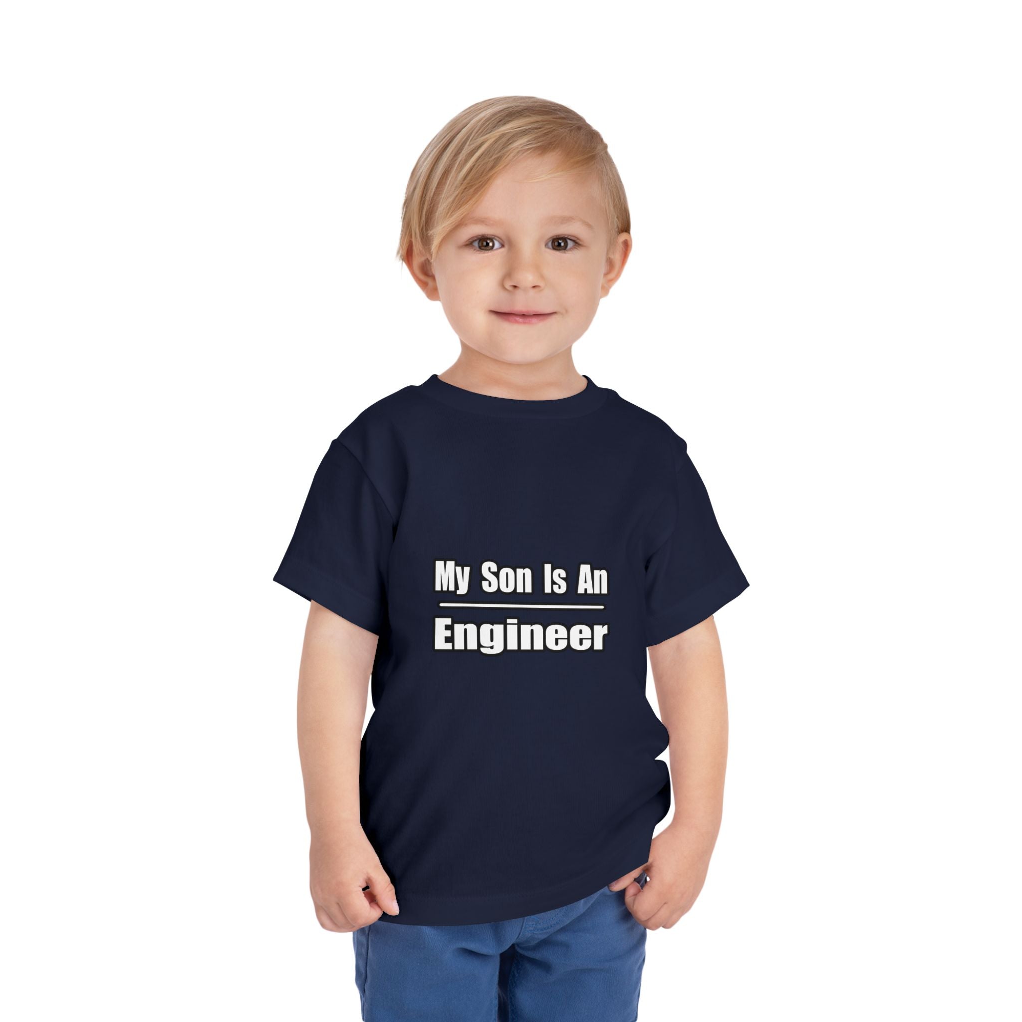 My Son Engineer - Toddler Short Sleeve Tee