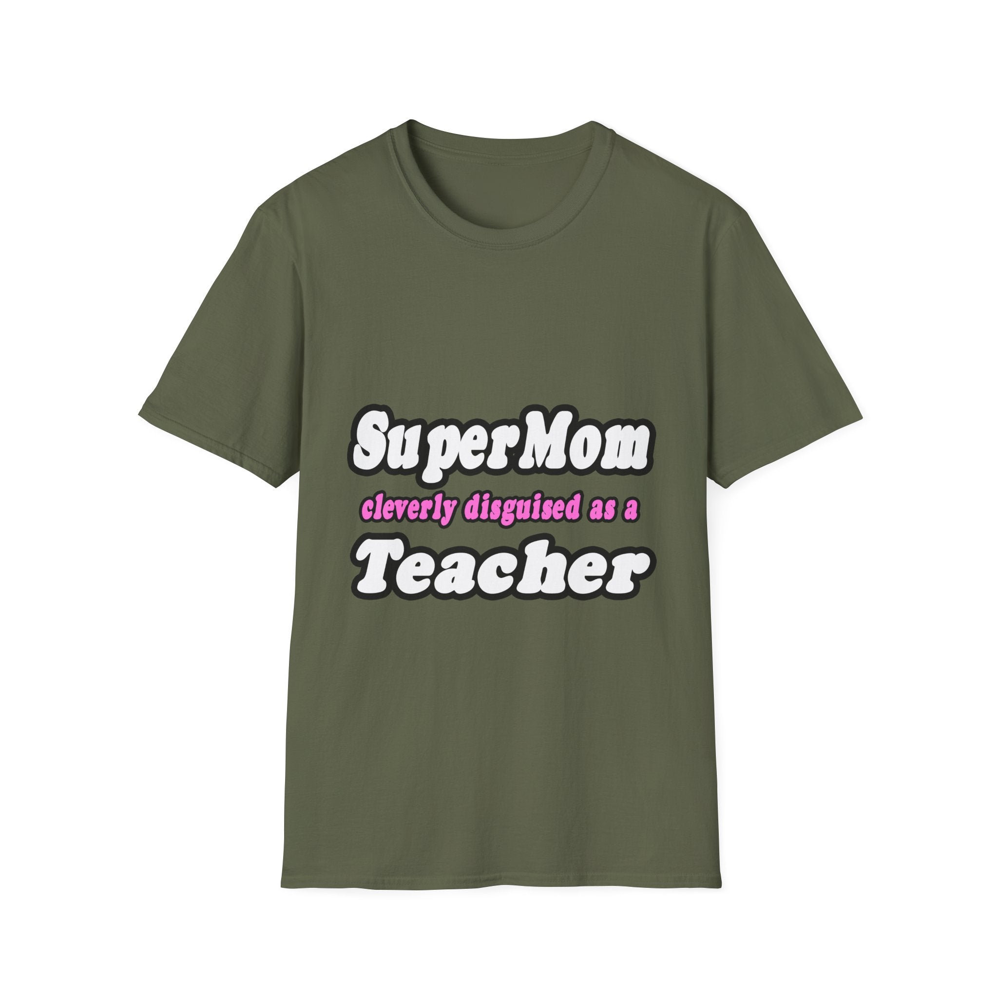 supermom teacher - Unisex Softstyle T-Shirt