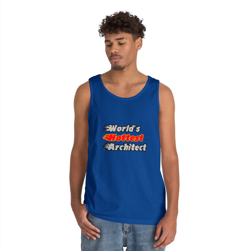 World's Hottest Architect - Unisex Heavy Cotton Tank Top