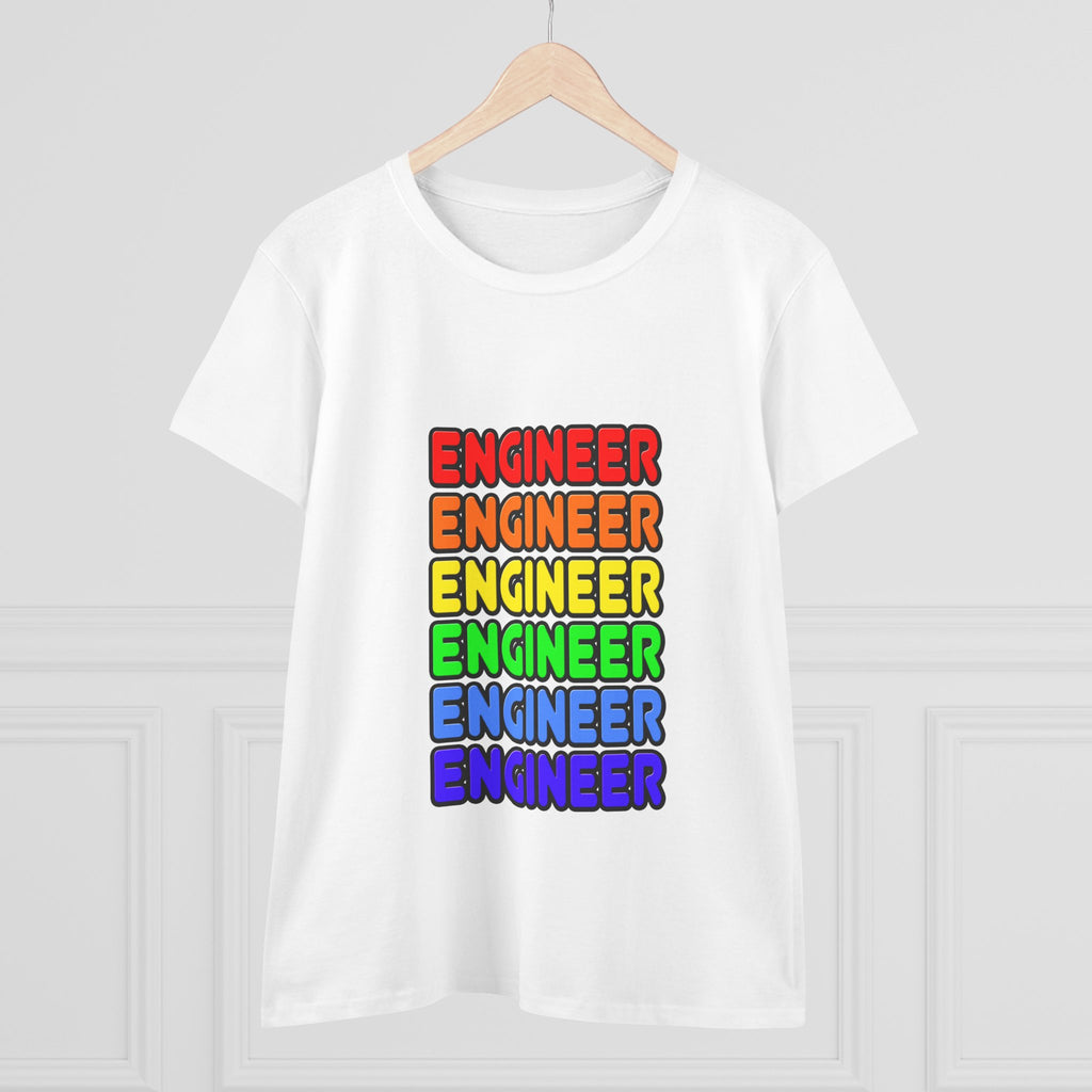 Rainbow Engineer - Women's Midweight Cotton Tee