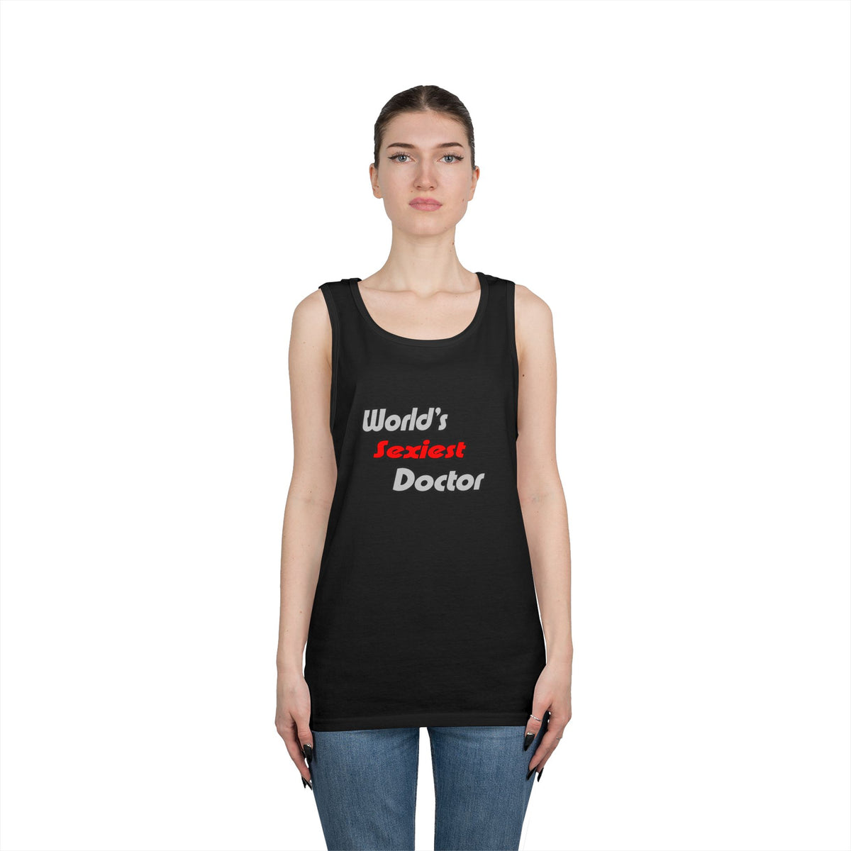 World's Sexiest Doctor - Unisex Heavy Cotton Tank Top