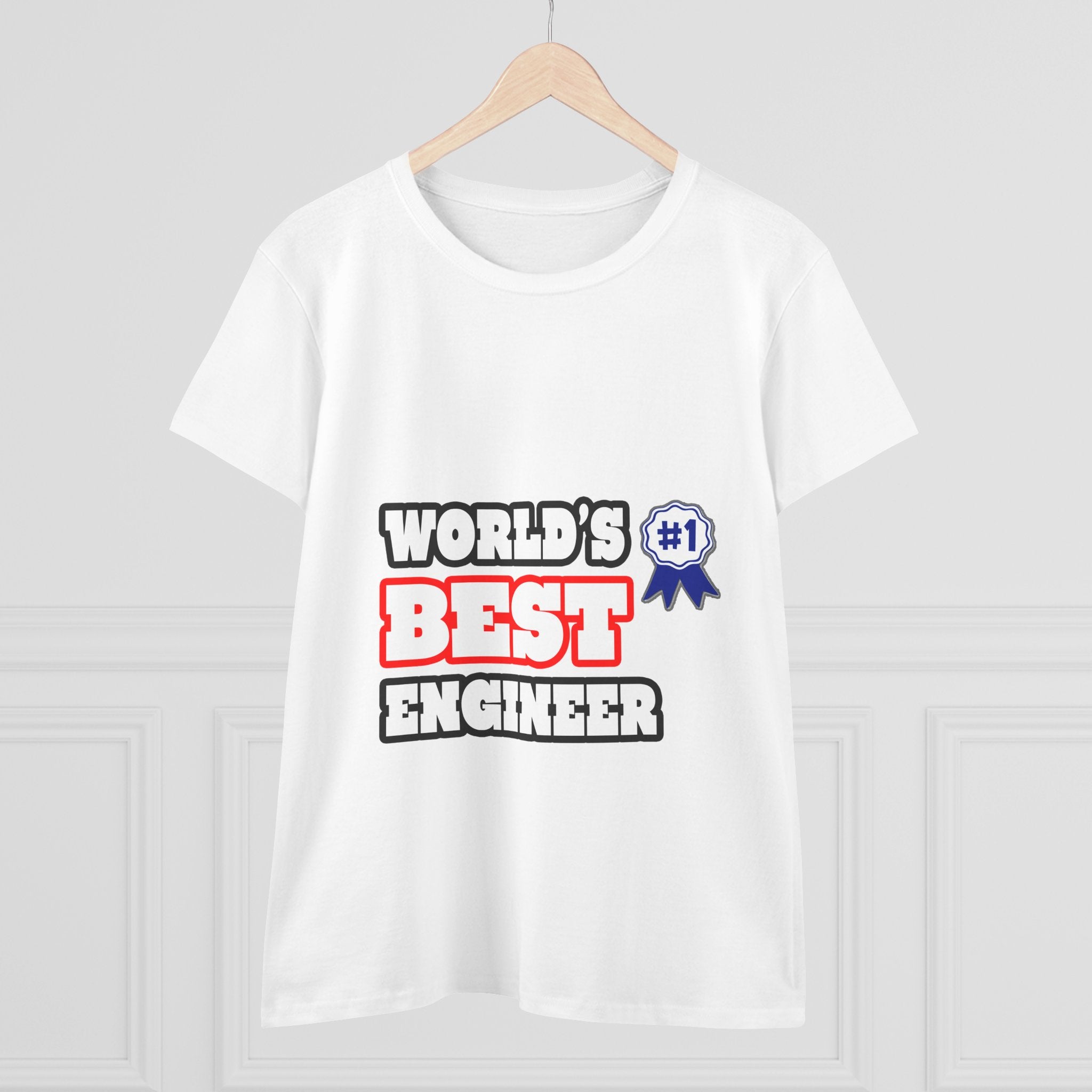 World's Best Engineer - Women's Midweight Cotton Tee