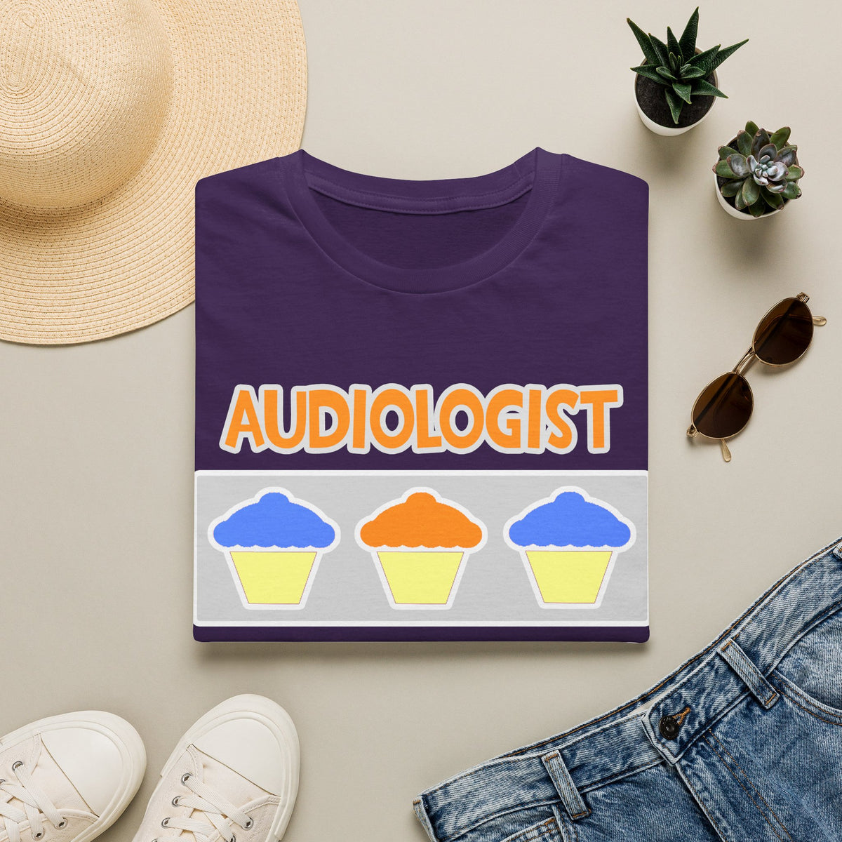 Audiologist ... Will Work For Cupcakes - Unisex Softstyle T-Shirt