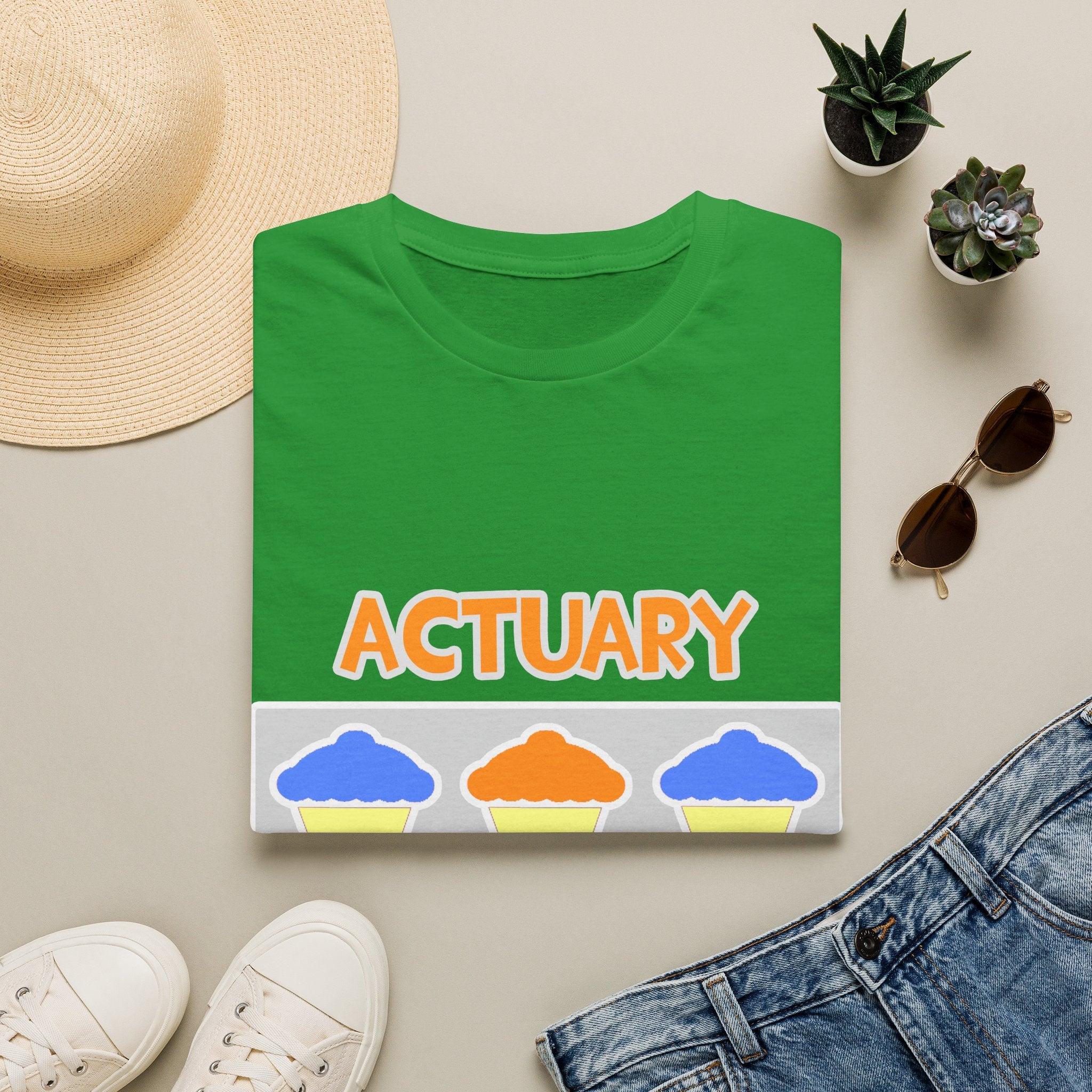 Actuary ... Will Work For Cupcakes - Unisex Softstyle T-Shirt