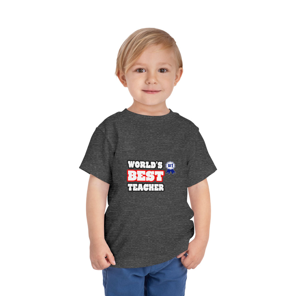 World's Best Teacher - Toddler Short Sleeve Tee
