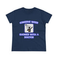 Conserve Water .. Shower With a Doctor - Women's Midweight Cotton Tee