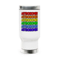 Rainbow Astronomer - Stainless Steel Travel Mug with Handle, 14oz