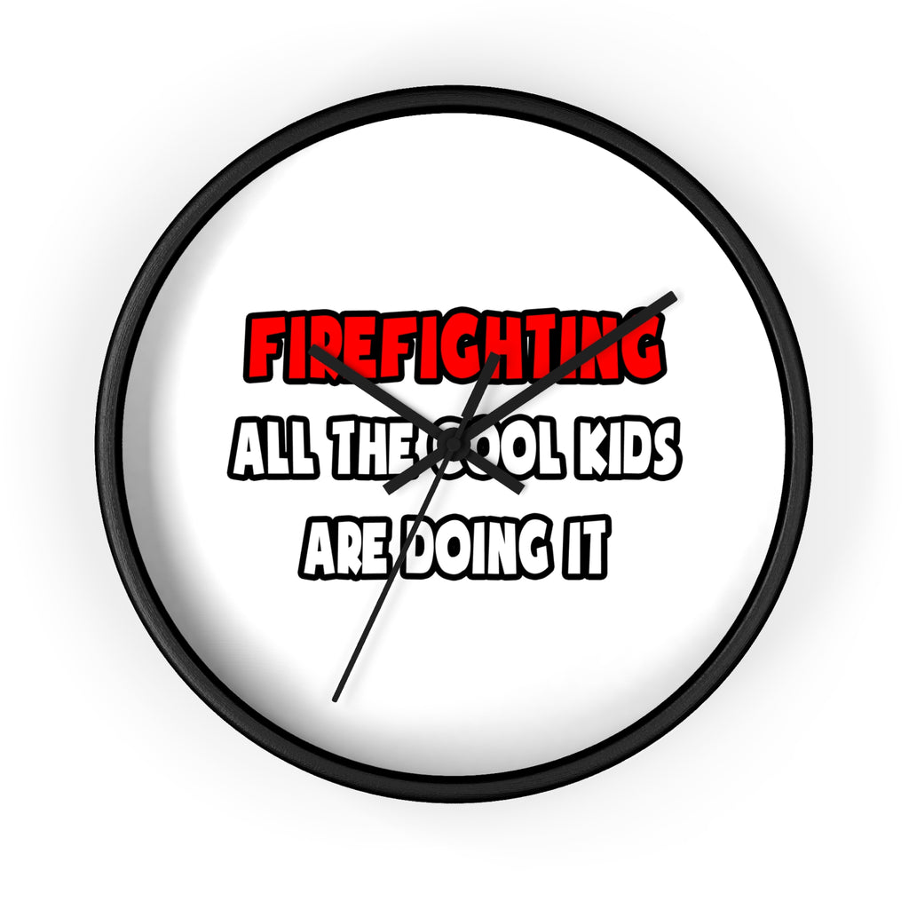 Funny Firefighter Shirts and Gifts - Wall Clock