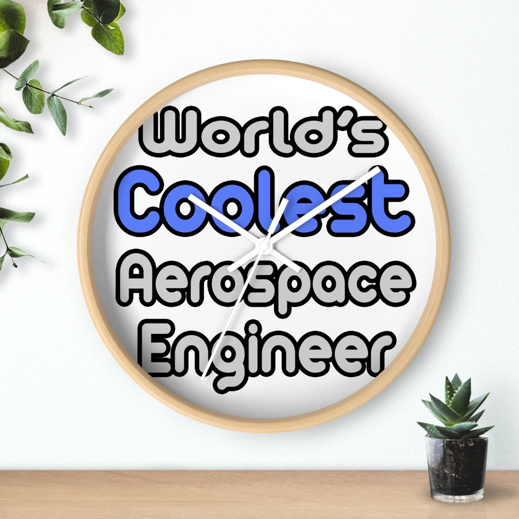 World's Coolest Aerospace Engineer - Wall Clock