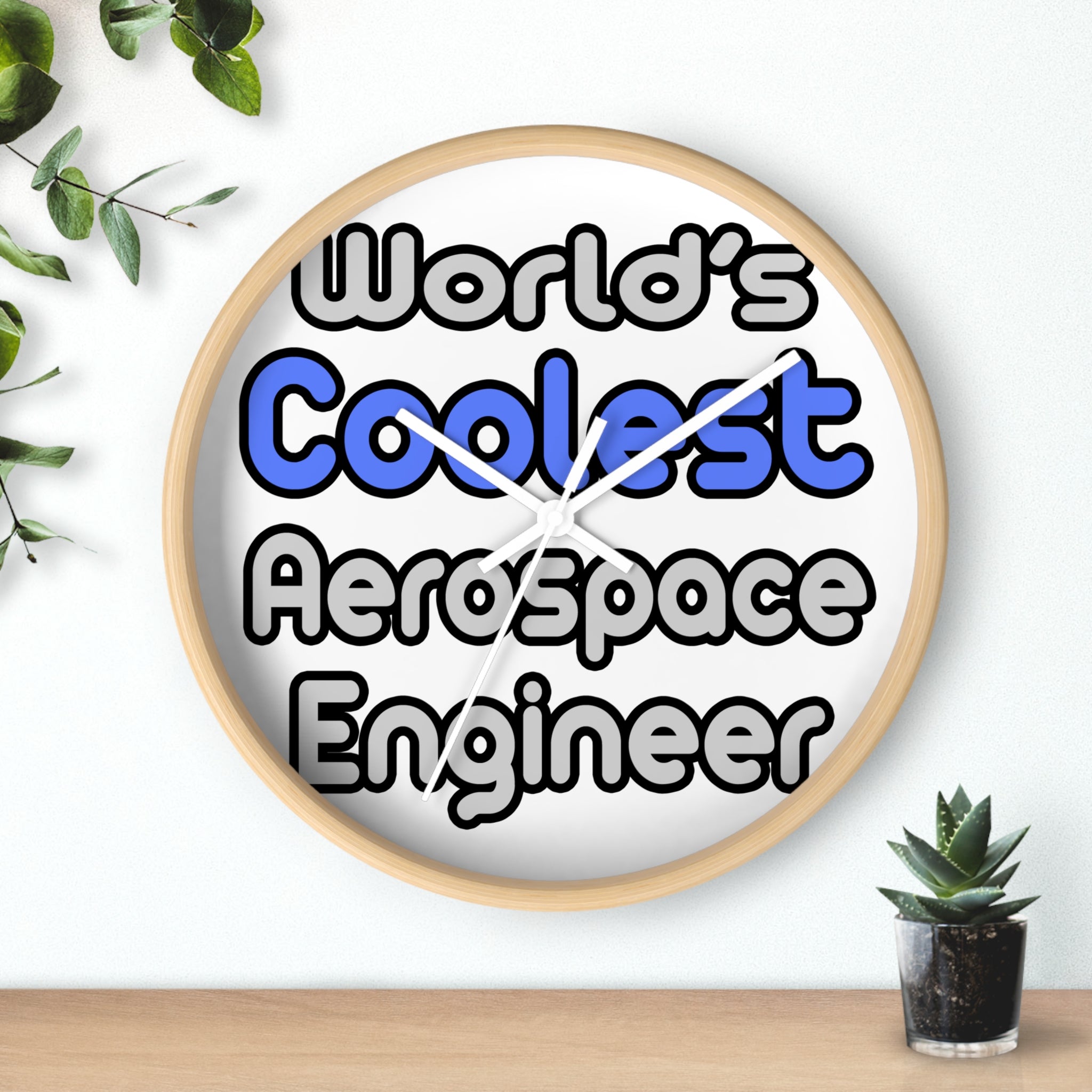World's Coolest Aerospace Engineer - Wall Clock