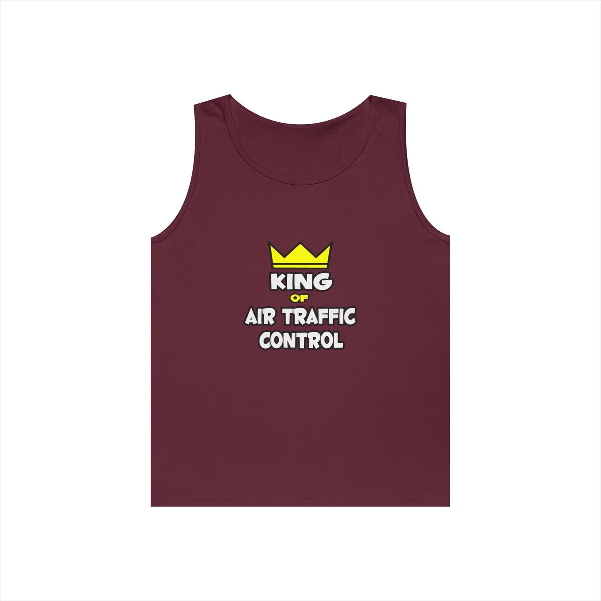 King of Air Traffic Control - Unisex Heavy Cotton Tank Top