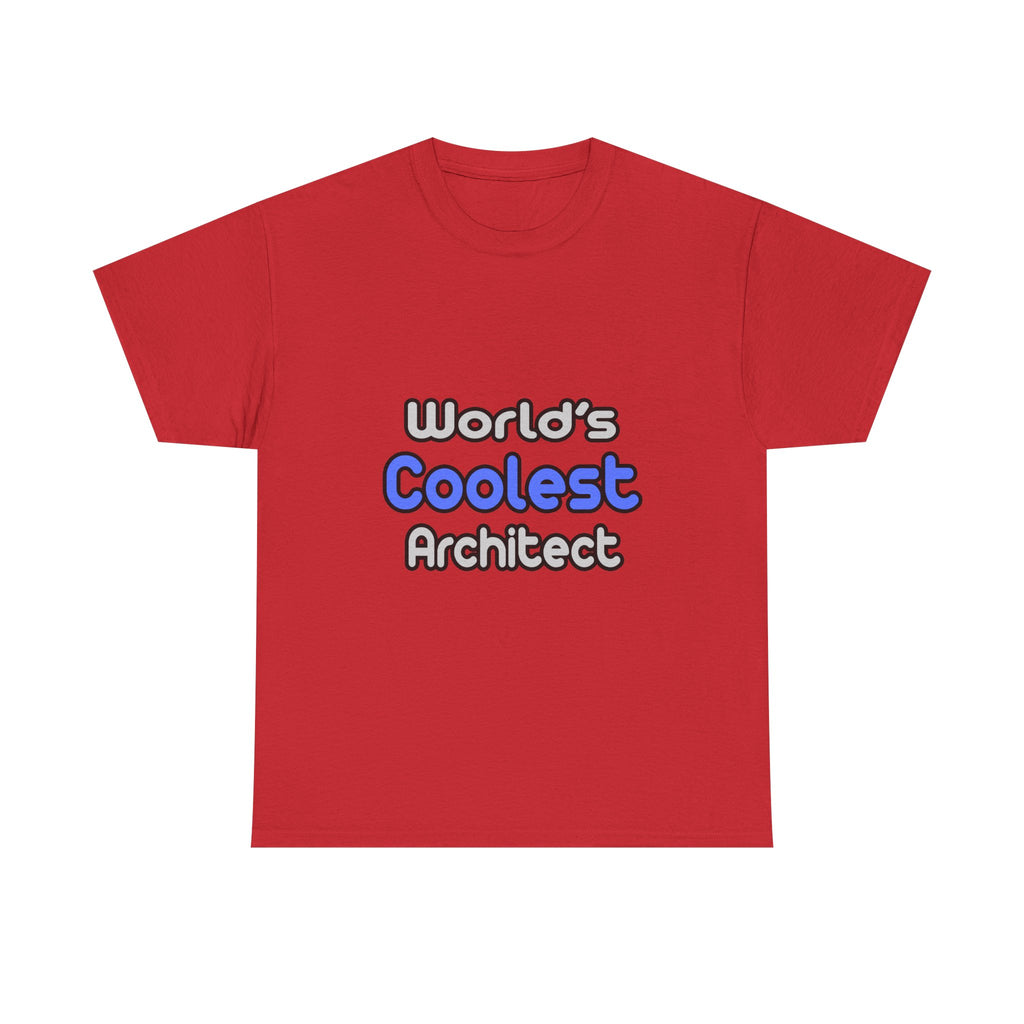 World's Coolest Architect - Unisex Heavy Cotton Tee