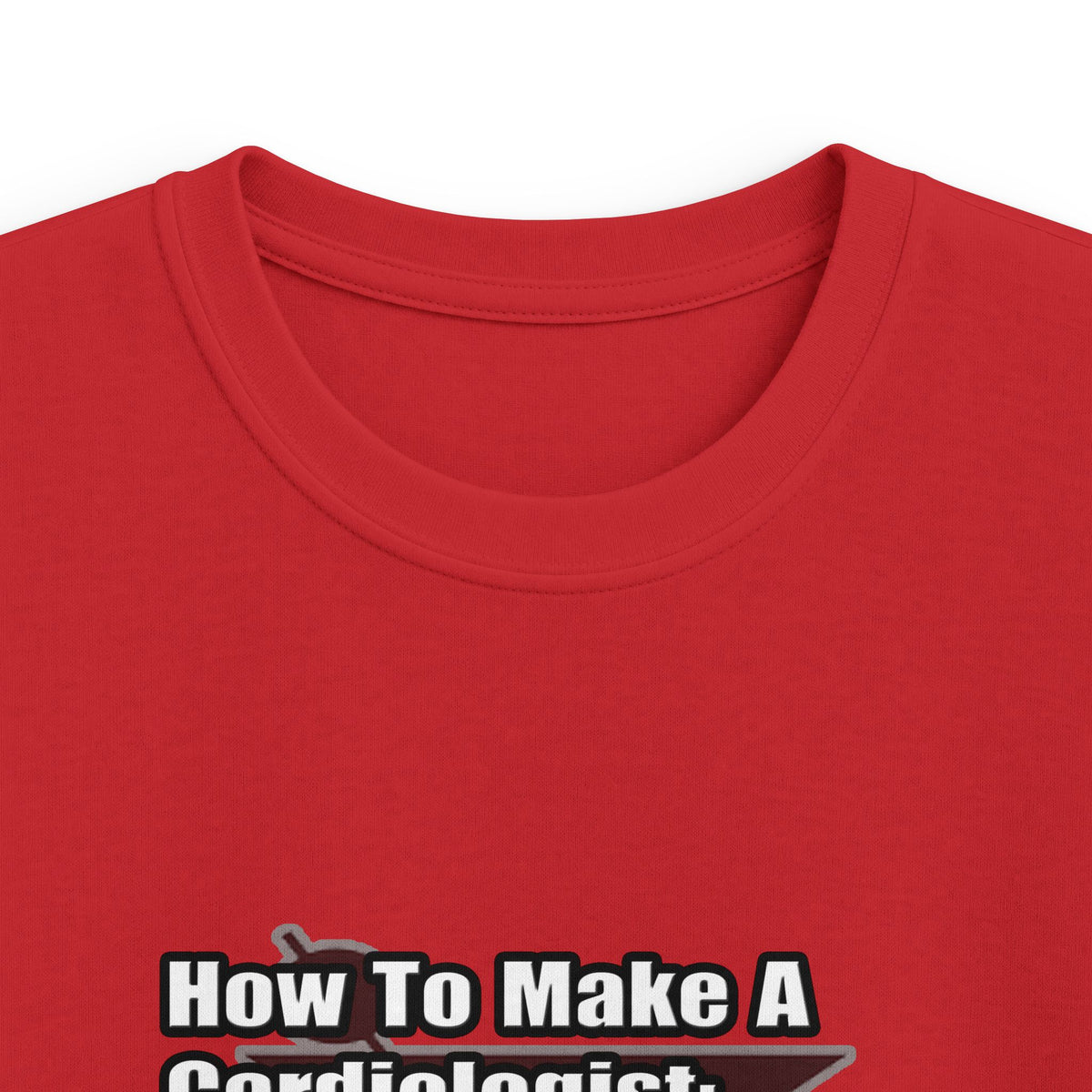 How To Make a Cardiologist - Kids Softstyle Tee