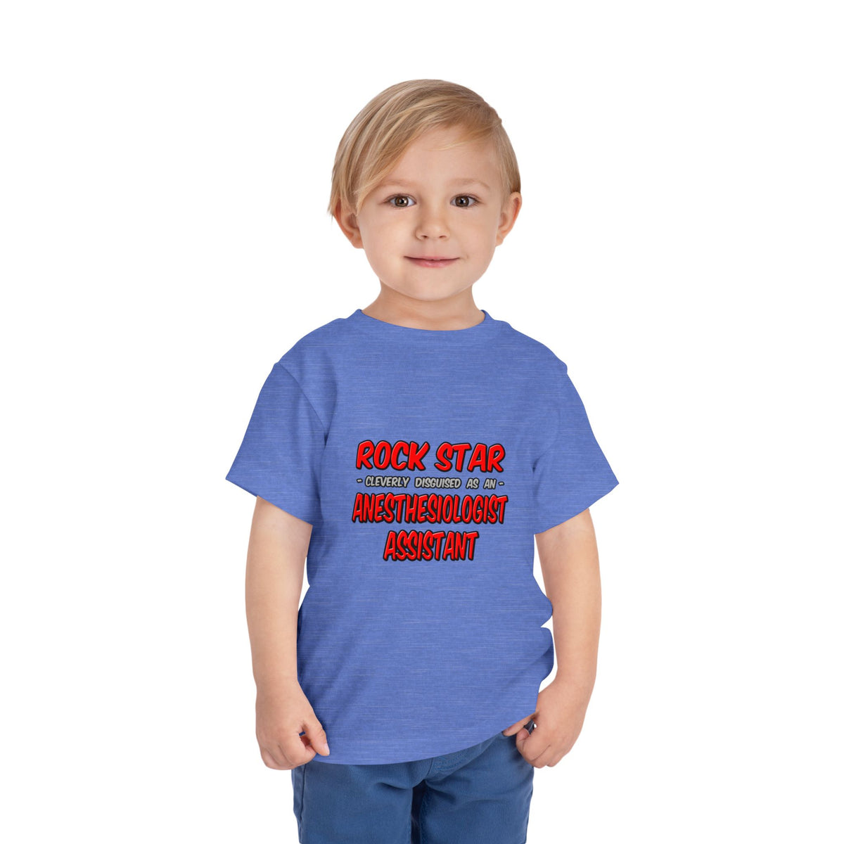 Rock Star .. Anesthesiologist Assistant - Toddler Short Sleeve Tee