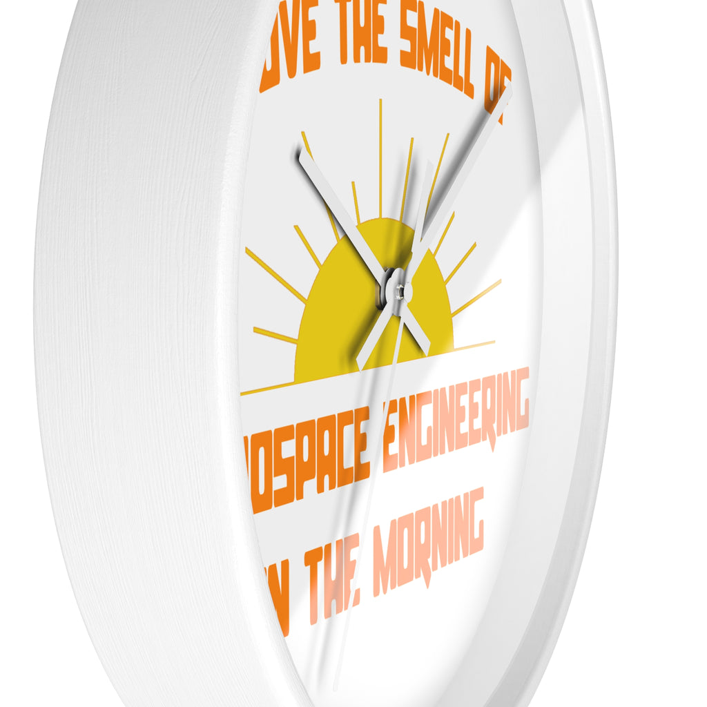 Smell of Aerospace Engineering in the Morning - Wall Clock