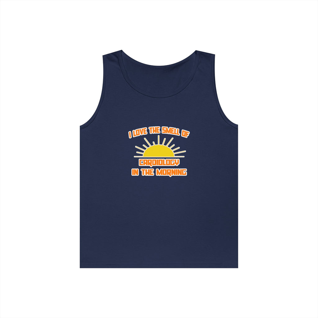 Smell of Cardiology in the Morning - Unisex Heavy Cotton Tank Top