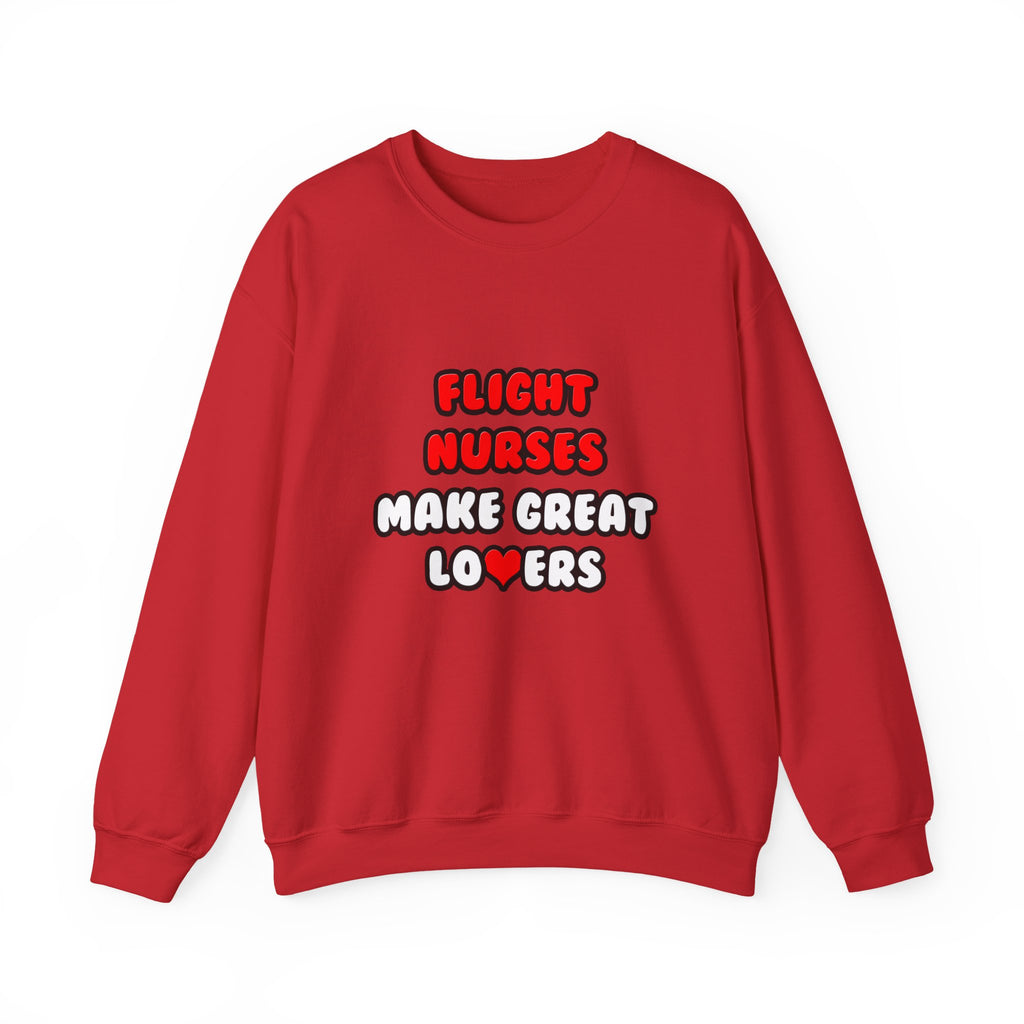 Flight Nurses Make Great Lovers - Unisex Heavy Blend™ Crewneck Sweatshirt