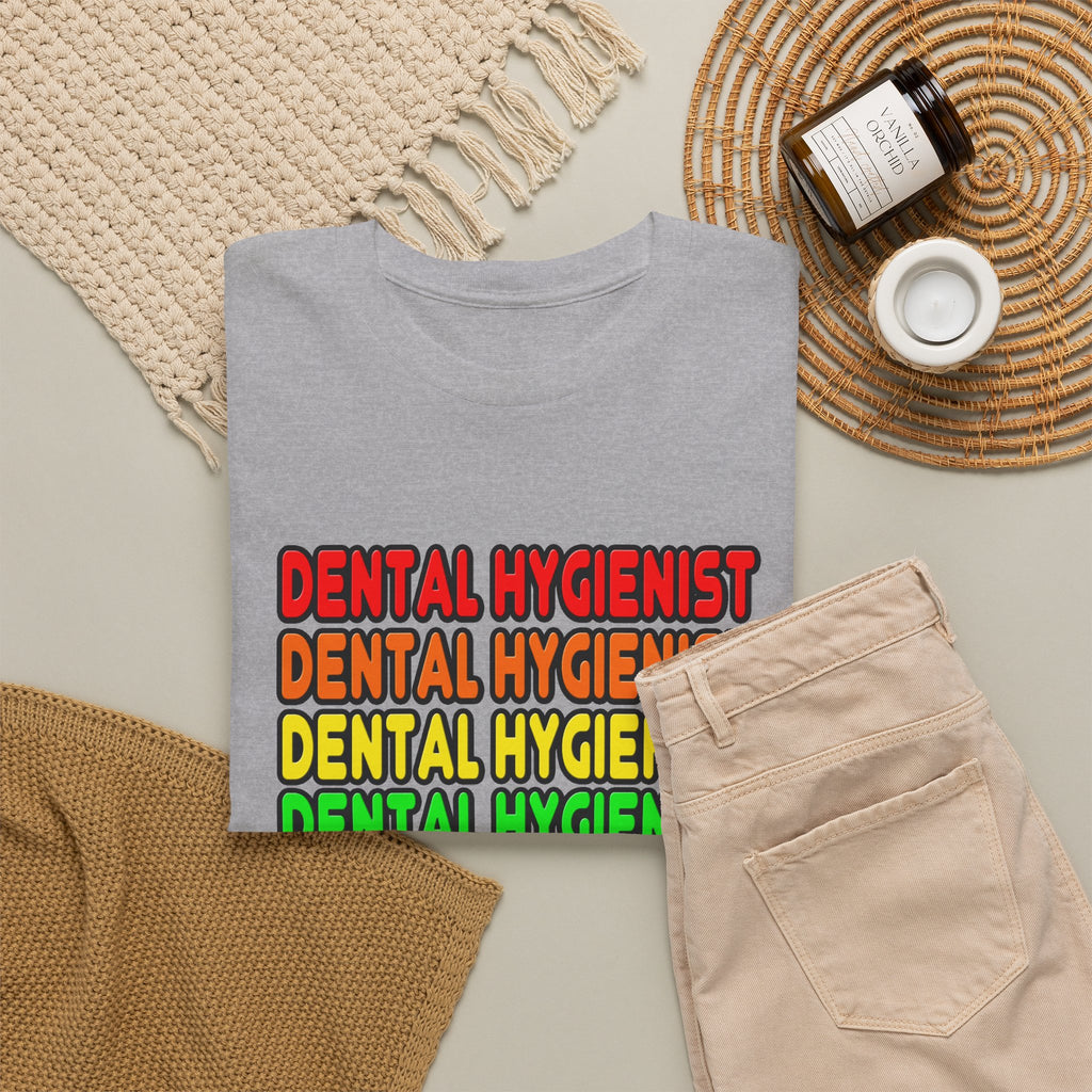 Rainbow Dental Hygienist - Unisex Heavy Cotton Tee