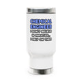 Miracles and Chemical Engineers - Stainless Steel Travel Mug with Handle, 14oz