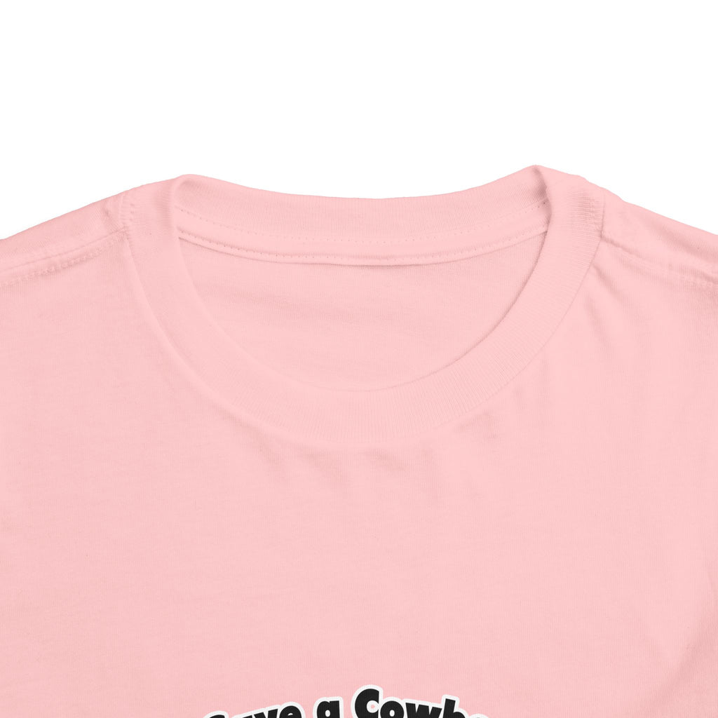 Save a Cowboy .. Ride an Archivist - Toddler Short Sleeve Tee