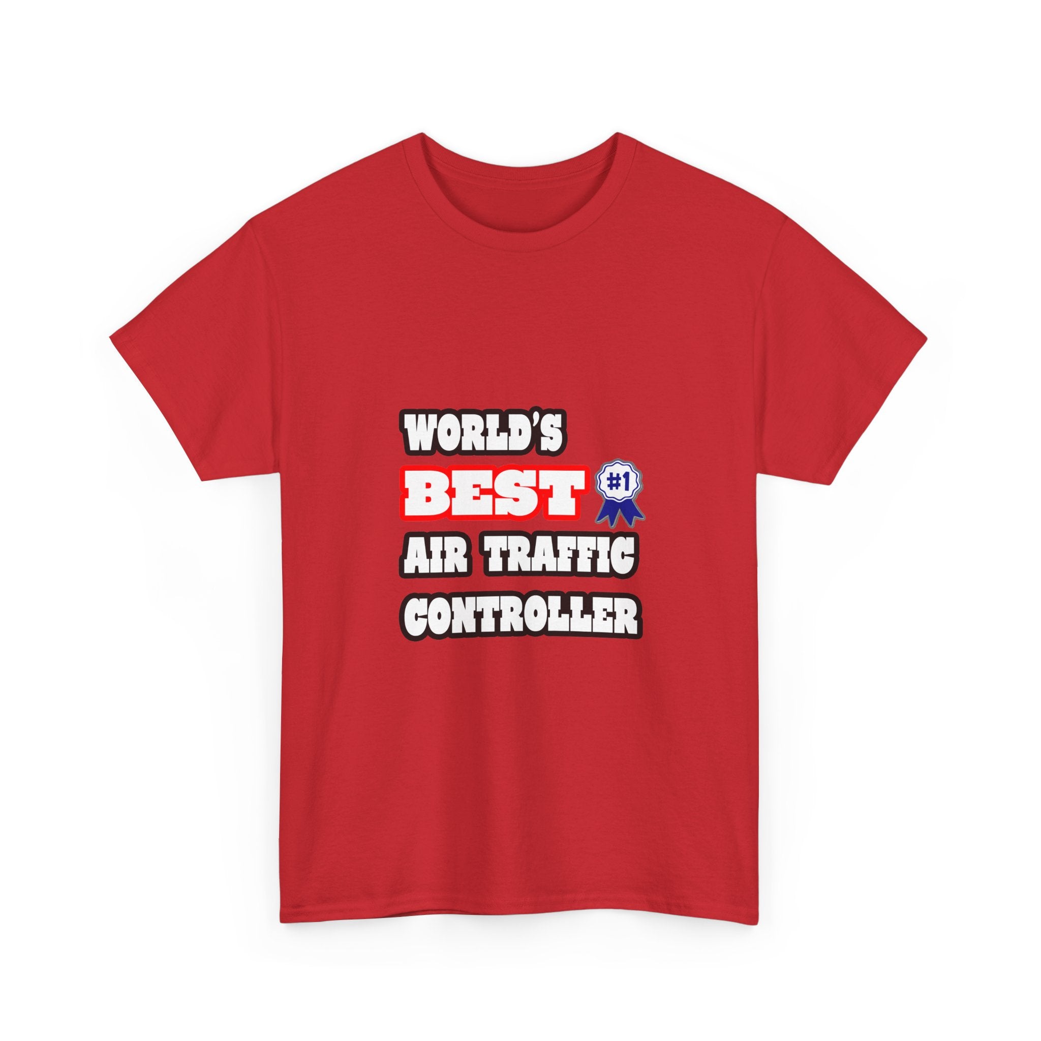 World's Best Air Traffic Controller - Unisex Heavy Cotton Tee