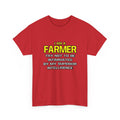 Farmer...Superior Intelligence - Unisex Heavy Cotton Tee