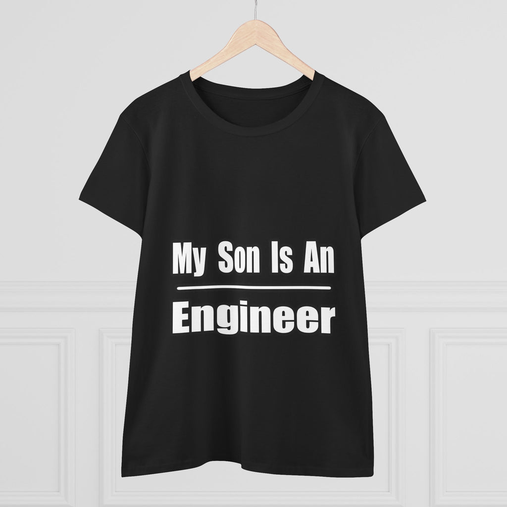 My Son Engineer - Women's Midweight Cotton Tee