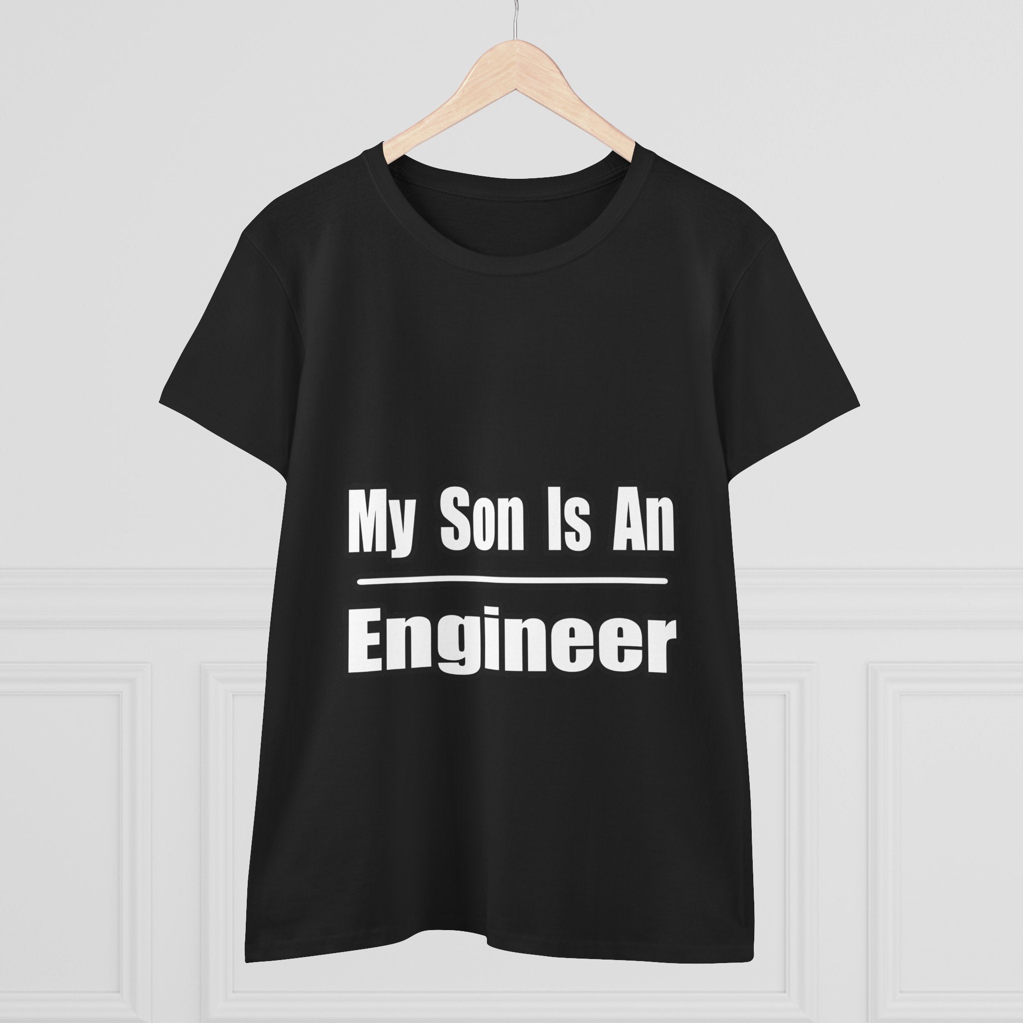 My Son Engineer - Women's Midweight Cotton Tee