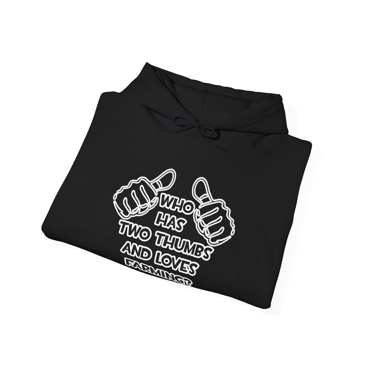 Two Thumbs and Loves Farming - Unisex Heavy Blend™ Hooded Sweatshirt