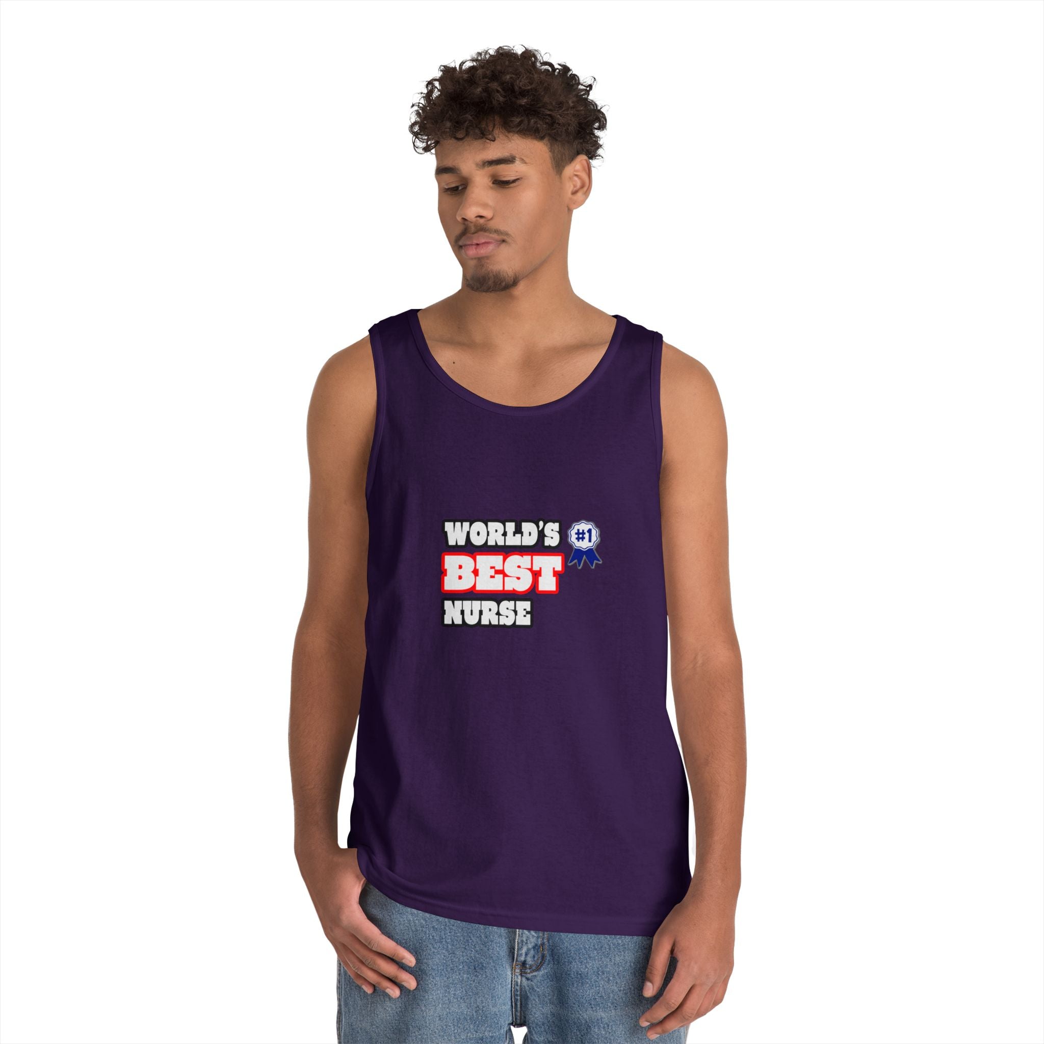 World's Best Nurse - Unisex Heavy Cotton Tank Top