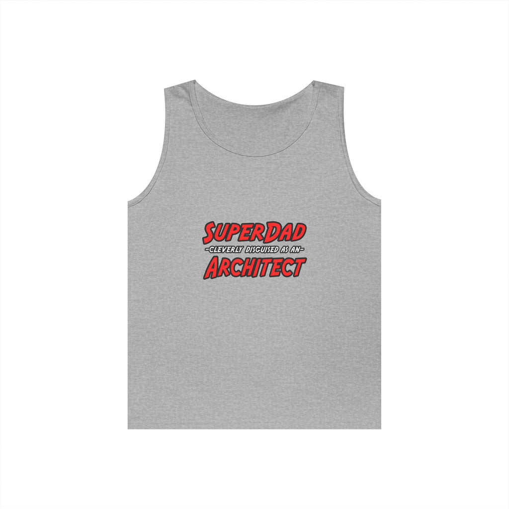 SuperDad...Architect - Unisex Heavy Cotton Tank Top