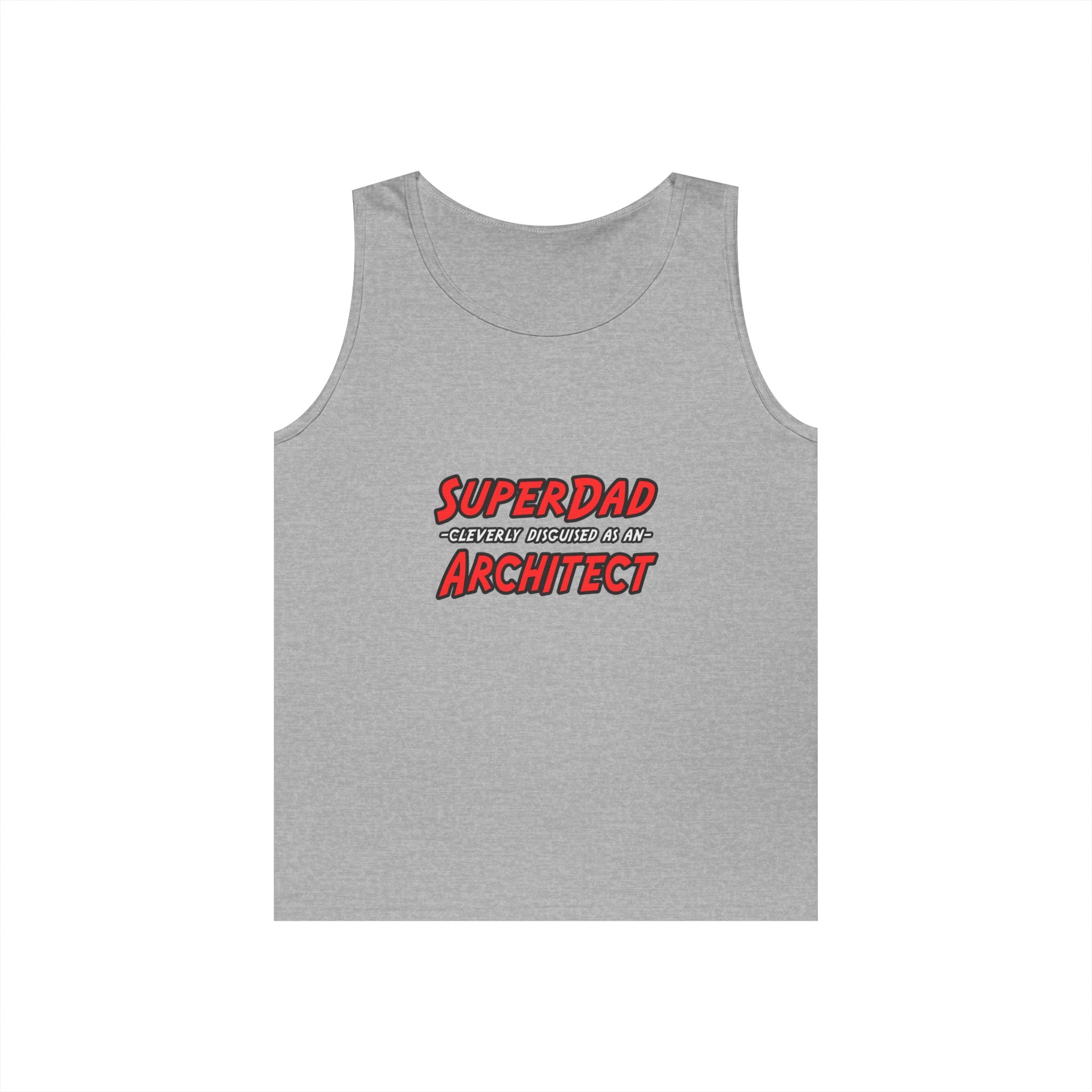 SuperDad...Architect - Unisex Heavy Cotton Tank Top