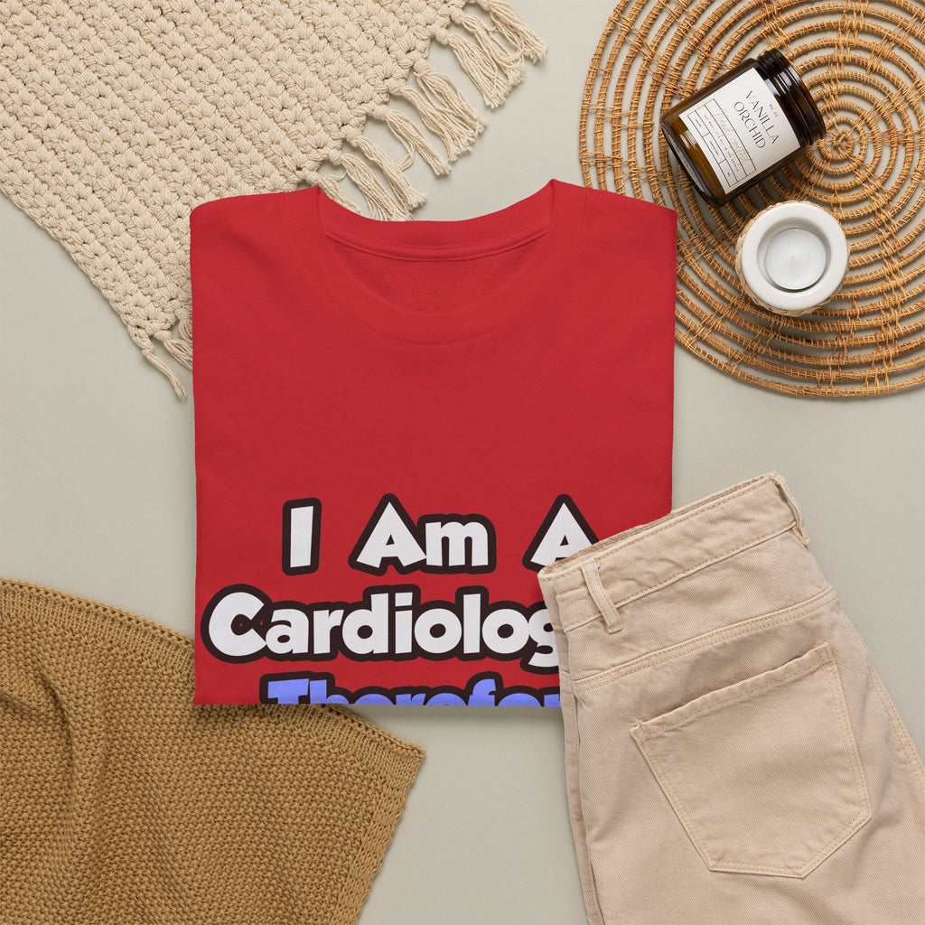 I Am A Cardiologist, Therefore I Drink - Unisex Heavy Cotton Tee