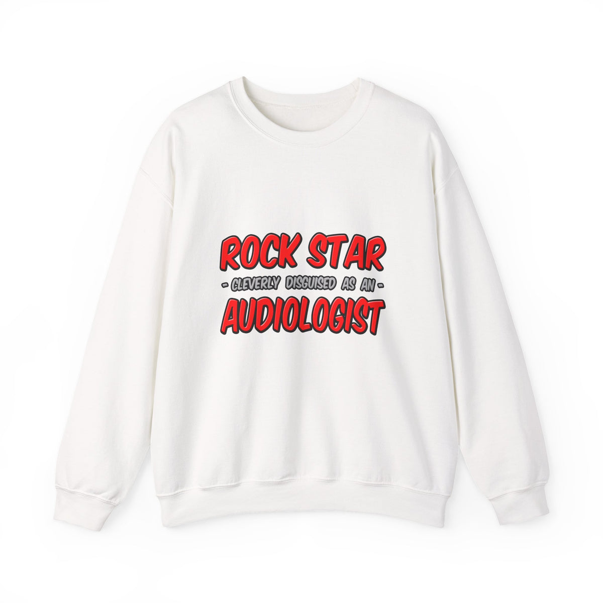 Rock Star...Audiologist - Unisex Heavy Blend™ Crewneck Sweatshirt